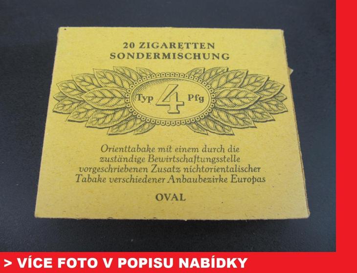 SONDERMISCHUNG typ 4 Pfg. - staré německé cigarety nerozbalené - Sběratelství