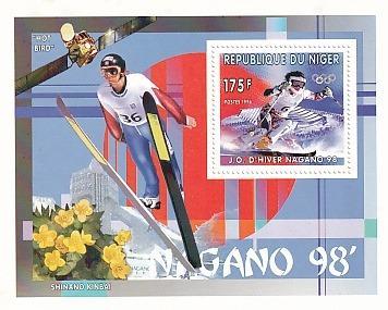 Afrika, Republika Niger, Olympijské hry, Nagano 98, lyžování