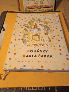 KNIHA POHÁDKY KARLA ČAPKA 1957   