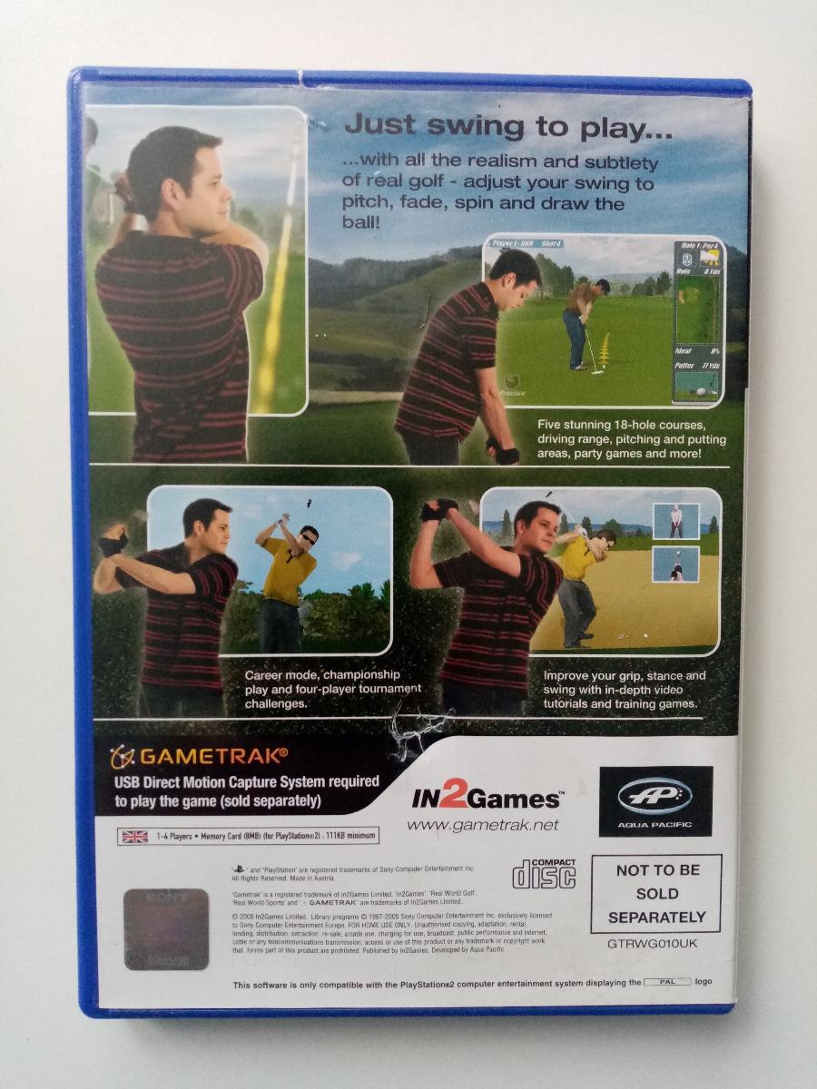 PS2 REAL WORLD GOLF - Hry