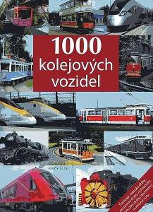 Kniha 1000 kolejových vozidel (A4) tramvaje lokomotivy ap.