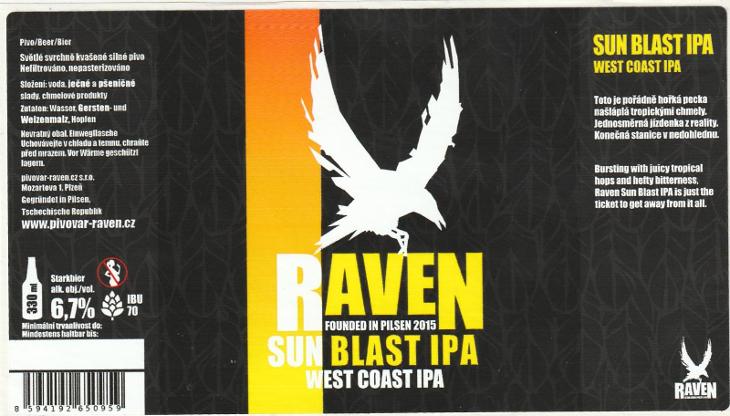 Plzen Raven - Pivní etikety