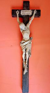 Luxusní starý secesní vyřezávaný Kristus 71 X 22,5 cm Kristus 50 cm 