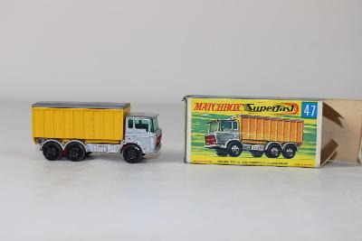 MATCHBOX SUPERFAST LESNEY PRODUCTS DAF TIPPER CONTAINER TRUCK angličák