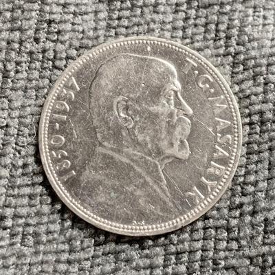 🌶 Stříbrná mince 20 Kč Úmrtí prezidenta T. G. Masaryka 1937