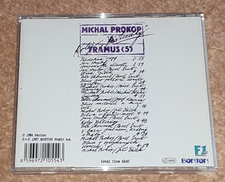 CD - Michal Prokop a Framus - Kolej „Yesterday“ (Bonton 1997)