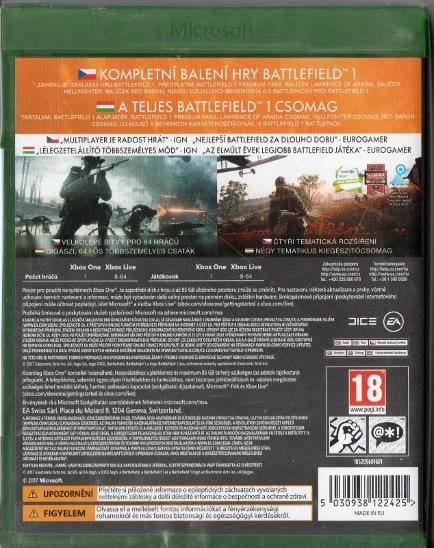 Battlefield 1: Revolution [Xbox One] - Počítače a hry