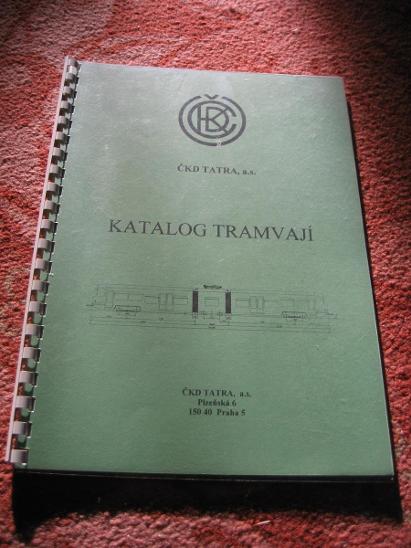 ČKD TATRA - historický katalog tramvají - Ostatní sběratelské předměty