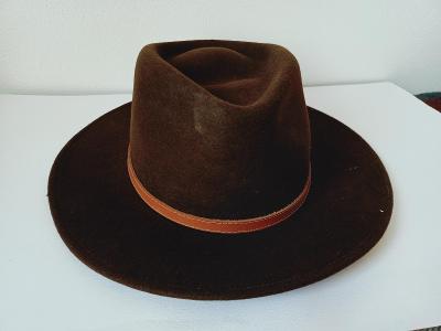 Vlněný australský klobouk Harvey brown vel. L od SCIPPIS. com