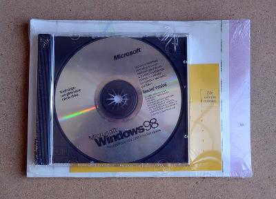 Windows 98 Nepoužitý, originál zabalený.
