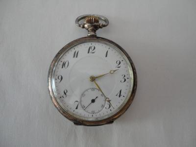 Stříbrné kapesní hodinky Junghans
