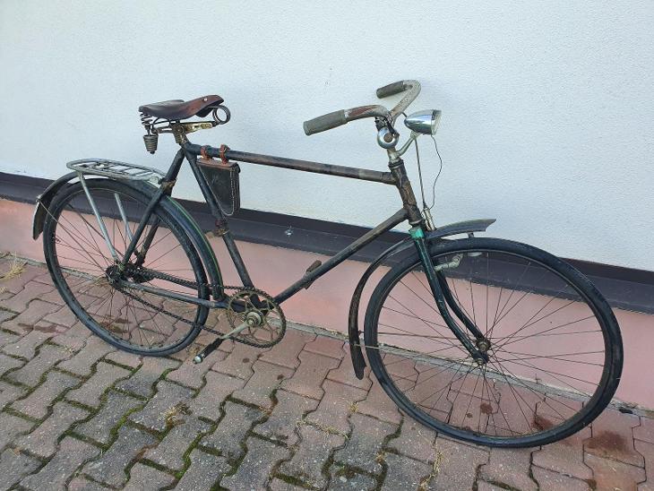 pánské jízdní kolo historické zn Aigle cycles předválečné bicykl sedlo