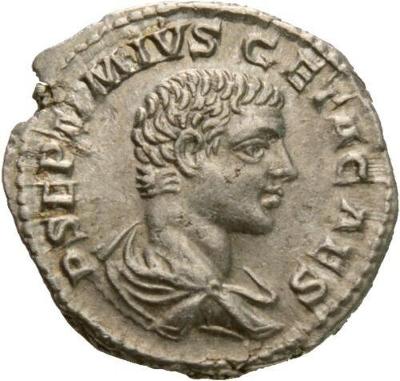 Antika Řím Denar Geta 198-209 Minerva 3,13 g Ag č00072