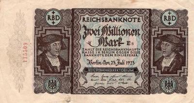 Německá bankovka v dobrém stavu!