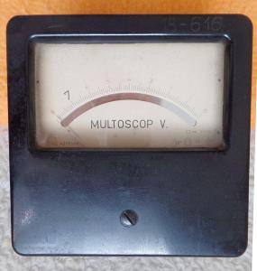Měřicí systém 200 mikroA,  850 ohmů Multoscop