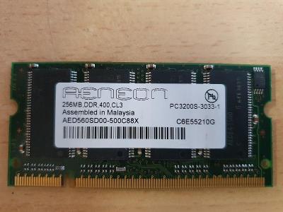 Paměť RAM 256MB AENEON DDR 400 CL3 SO-DIMM