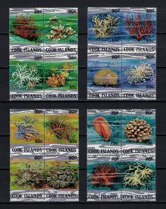 Cookovy ostrovy 1981 "Corals" Michel 739-754