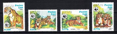 Laos 1984 kompletní série "World Wildlife Fund (1984)"