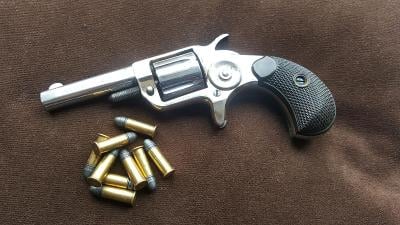 Historický revolver Colt New Line cal.22RF Long1874 Nádherný pův. stav