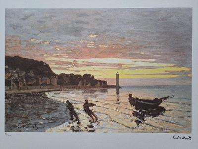 Claude Monet - Marseille - certifikát, 70 x 50 cm