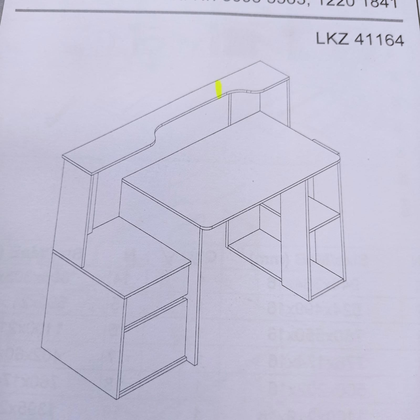 Psací stůl Erne (30965563) F478 2/2 - Nábytek