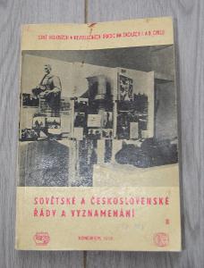 Sovětské a československé řády a vyznamenání 1977