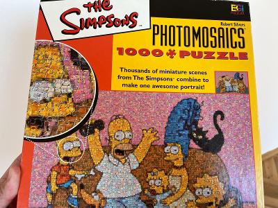 Puzzle 1000 THE SIMPSONS - SIMPSONOVI, fotomozaika