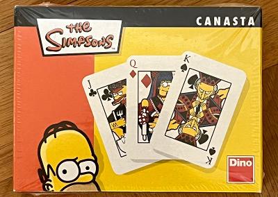 Karty The Simpsons - canasta 2x54 nové