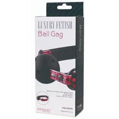 Luxusní roubík - Fetish Ball Gag BDSM hračka na omezení úst - (č. 305)