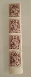Maďarsko 1939 známka 24f 4 páska 4 známky neražené svěží