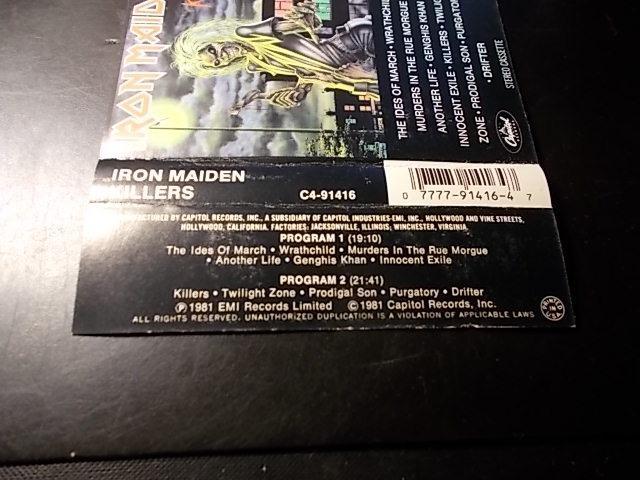 IRON MAIDEN .............. IMPORT USA ! / MC originál kaseta - Hudební kazety