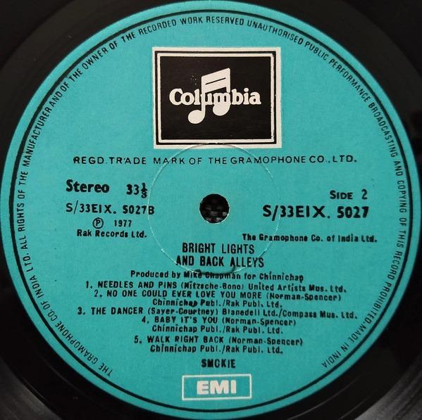 LP Smokie – Bright Lights & Back Alleys - LP / Vinylové desky