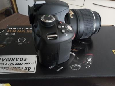 Nikon D3200 + 18-55mm VR - Nepoužívané