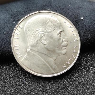 100 Kčs Viktor Kaplan 1976 stříbrná mince