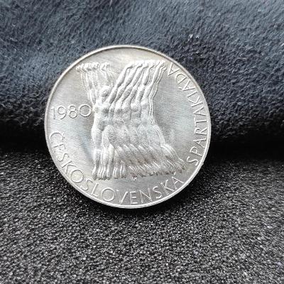 Vzácnější 100 Kčs Spartakiáda 1980 stříbrná mince