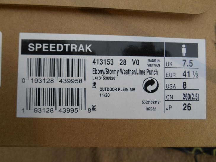 Nové pánské běžecké boty zn.: "SALOMON Speedtrak", vel. 41 1/3