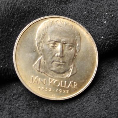 50 Kčs Ján Kollár 1977 stříbrná mince