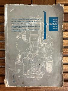 Katalog náhradních dílů pro motory Zetor 2001, 3001, 4001, 5501