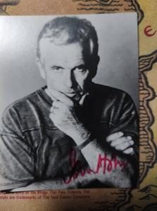 Ian Holm autogram Pán Prstenů (Bilbo)