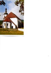 Malá Veleň, Jedlka, kostel sv.Anny, od východu (Děčín,Benešov n.Pl