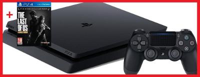 Playstation 4 Slim 1TB + THE LAST OF US: REMASTERED zdarma, jako nový