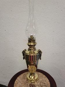 STAROŽITNÁ PETROLEJOVÁ LAMPA--FRANCIE 1900
