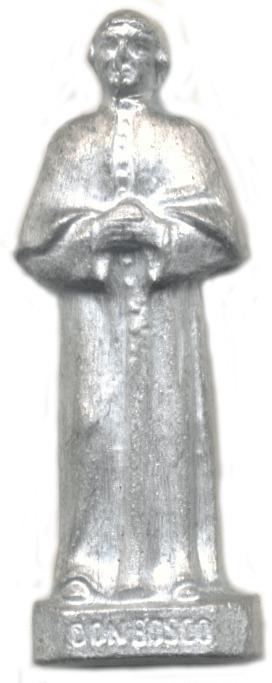 Amulet. Svatý Jan Bosco (1815-1888), patron vychovatelů a mládeže.