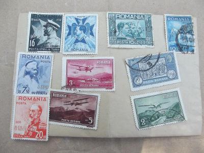 Staré poštovní známky Rumunsko