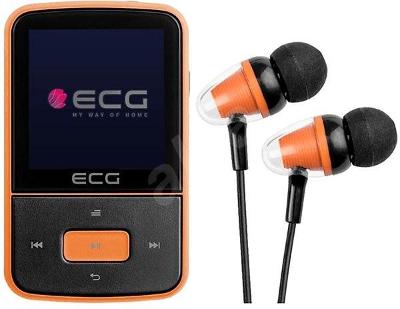 MP4 přehrávač ECG PMP 30 8 GB Black&Orange