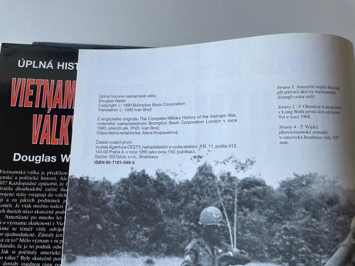 Kniha Úplná historie vietnamské války - Douglas Welsh - 1995