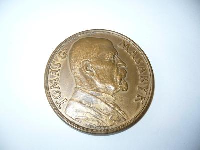Pamětní medaile k 85. výročí narození T.G.M./ sign. Spaniel, ø50mm