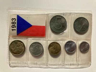 Sada oběžných mincí ČSSR 1983