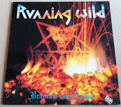 LP RUNNING WILD - BRANDED & EXILED/EX++, TOP STAV, 1985