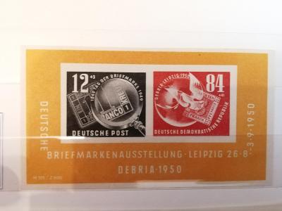 Německo - DDR 1950, Mi Block 7 (C17) 